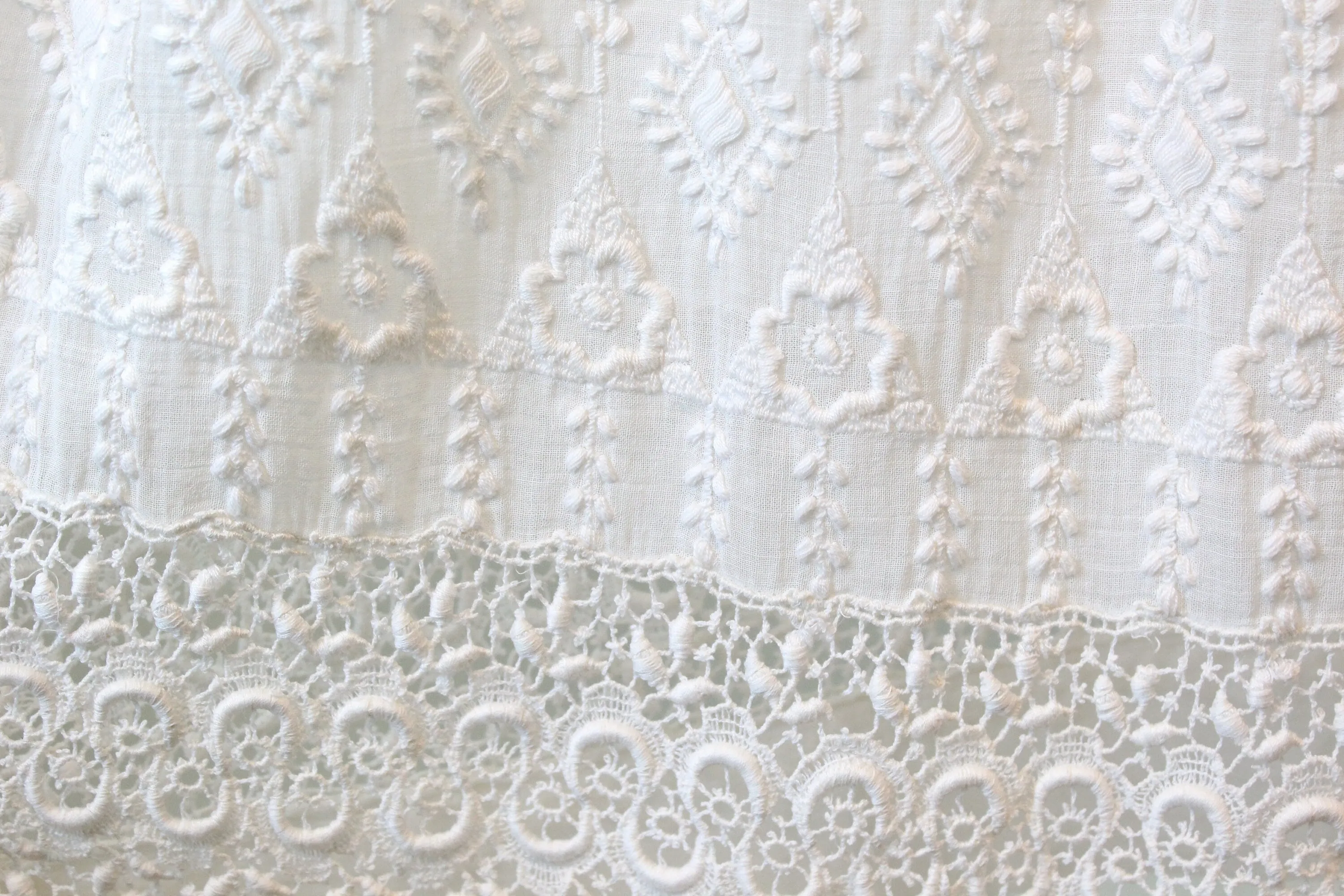 1910 ANTIQUE cotton lace edwardian lingerie dress xs | new spring
