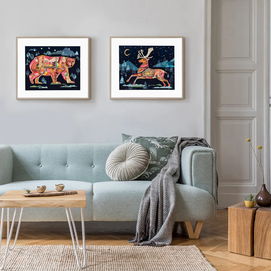 2022 WINTER TALE: REINDEER limited edition paper print