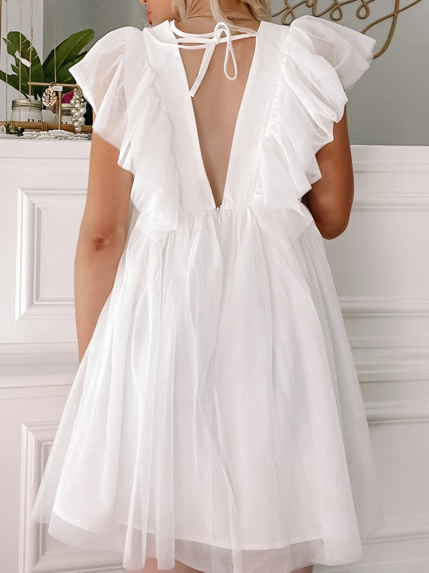 Angel Attitude Dress | Blush Pink