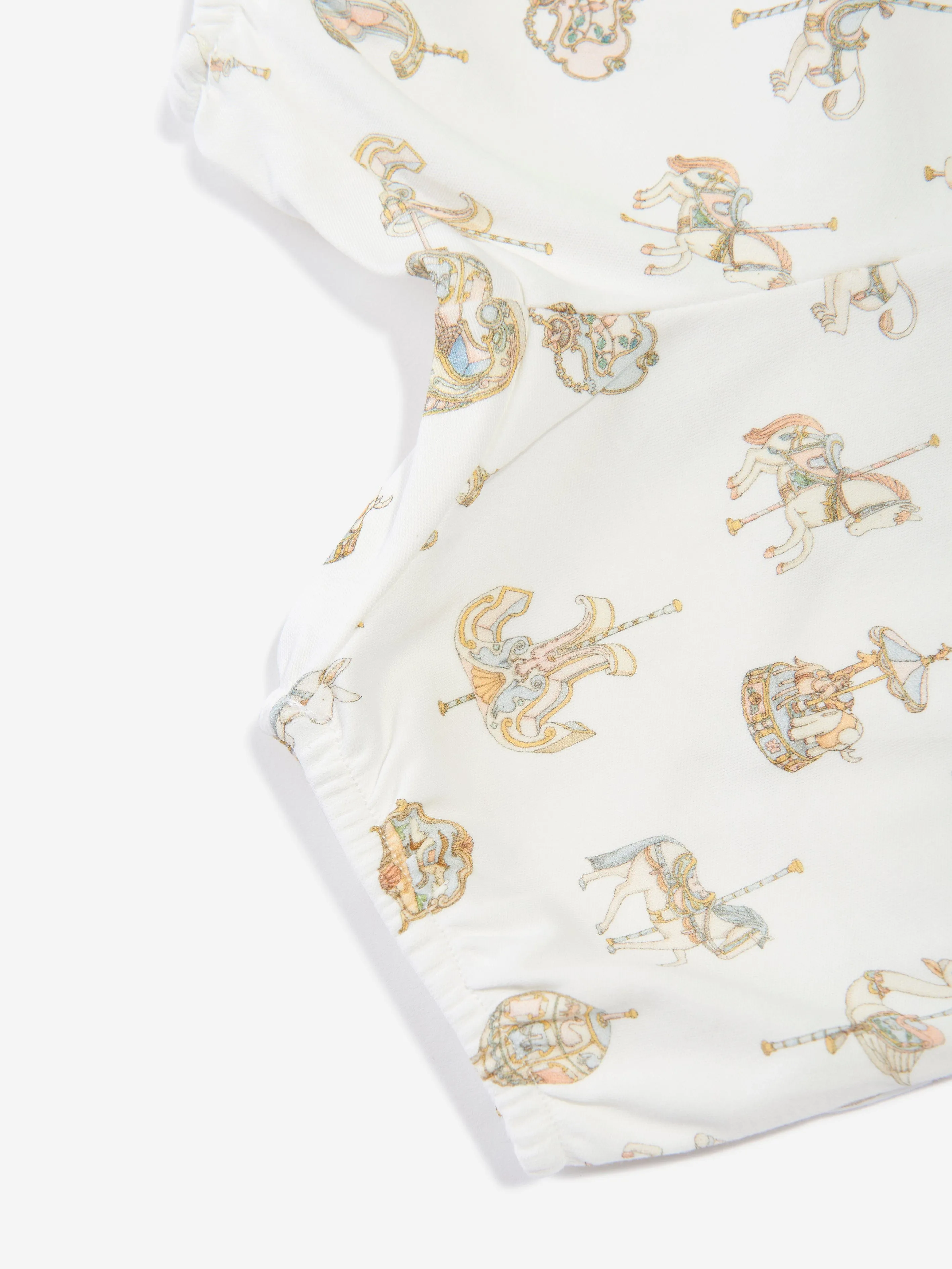 Atelier Choux Baby Carousel Bloomers in White