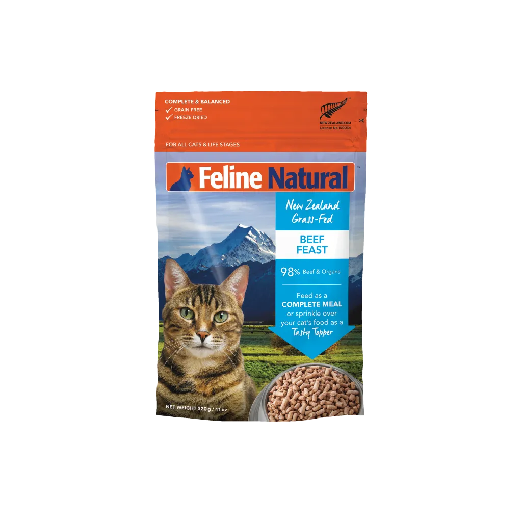 Beef Feast Freeze-Dried Cat Food