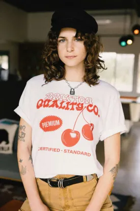 Brixton Premium Cherry Vintage Crew Tee