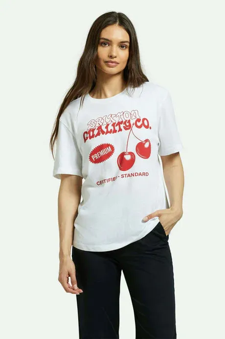 Brixton Premium Cherry Vintage Crew Tee