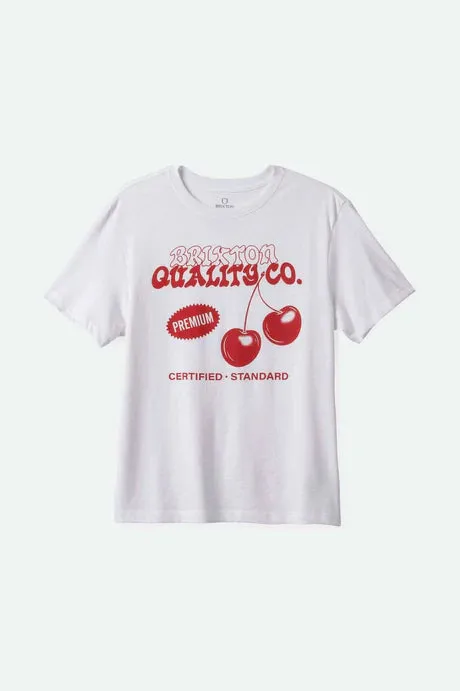 Brixton Premium Cherry Vintage Crew Tee