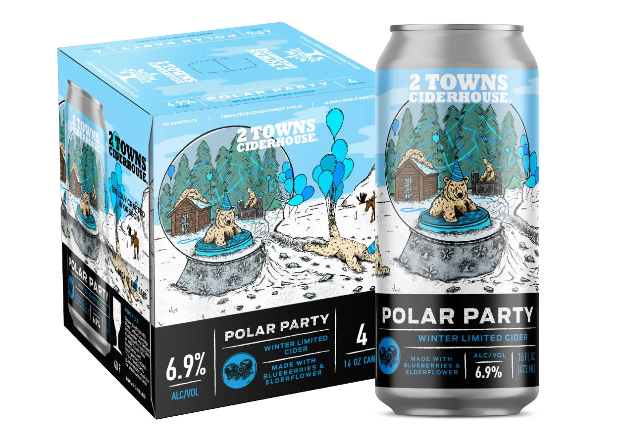 Can 4-Pack - 16oz Polar Party