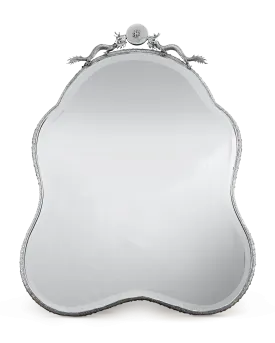 Chinese Export Silver Mirror