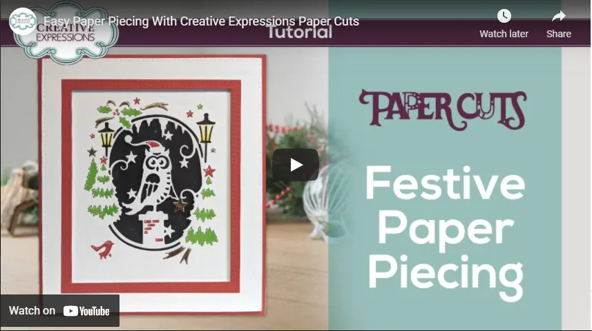Creative Expressions Paper Cuts Scene Polar Winter Craft Die