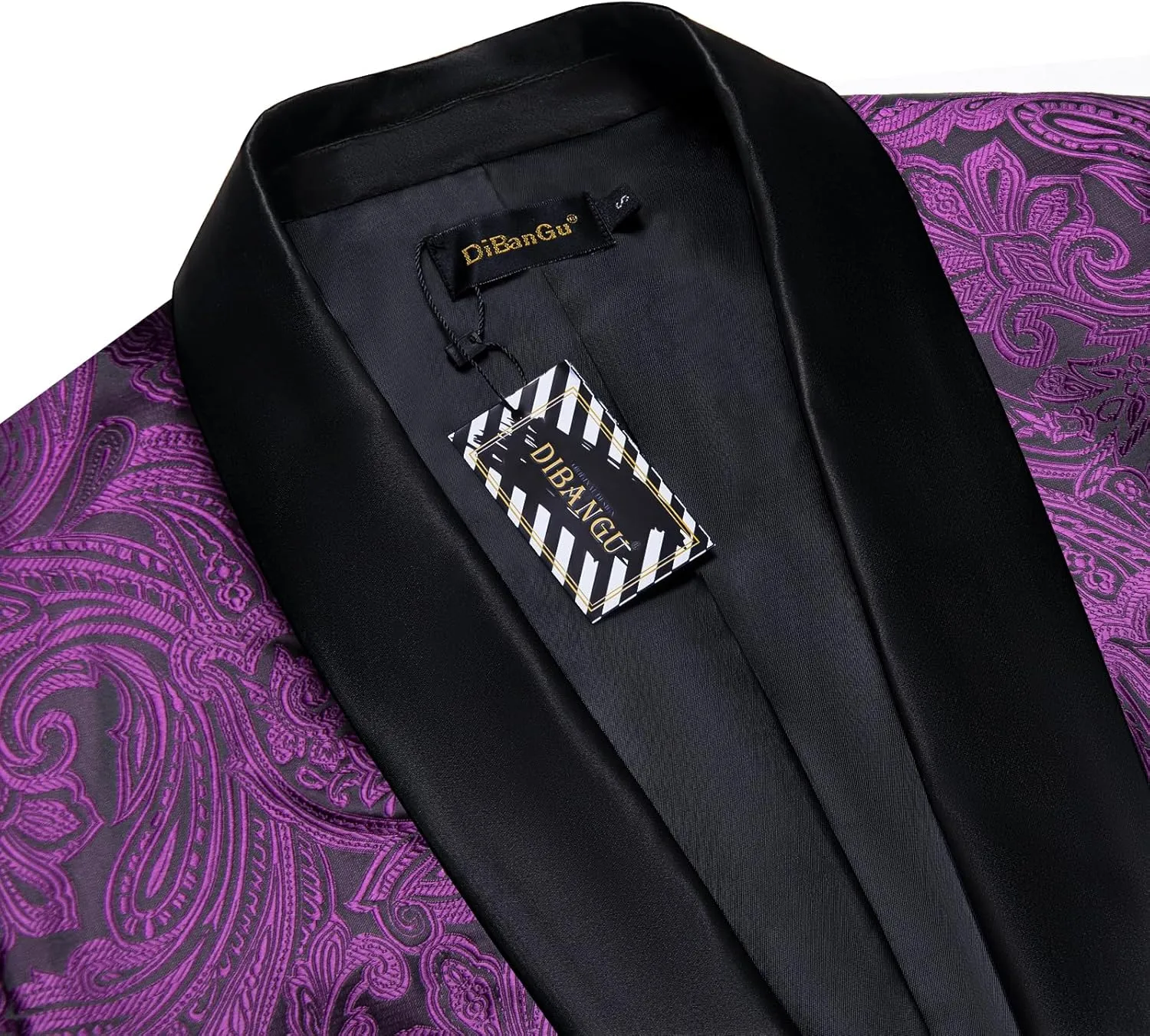 DiBanGu Mens Suit Jacket Blazer Wedding Blazer One Button Mens Tux Dress Suit Jacket Shawl Lapel for Dinner Prom Party