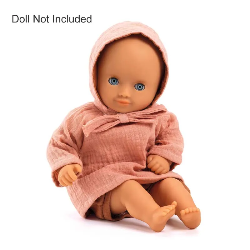 Djeco DJ07897 Pomea Peach 3 Piece Dolls Outfit