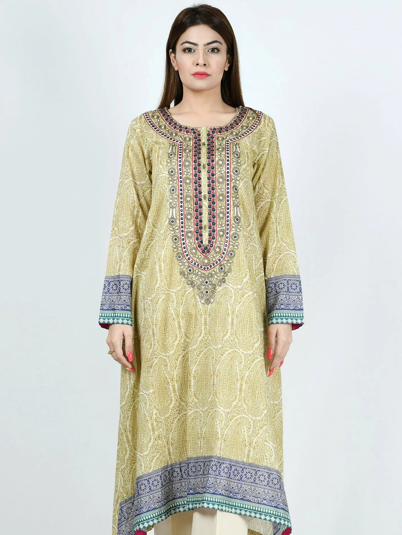 Embroidered Lawn Suit