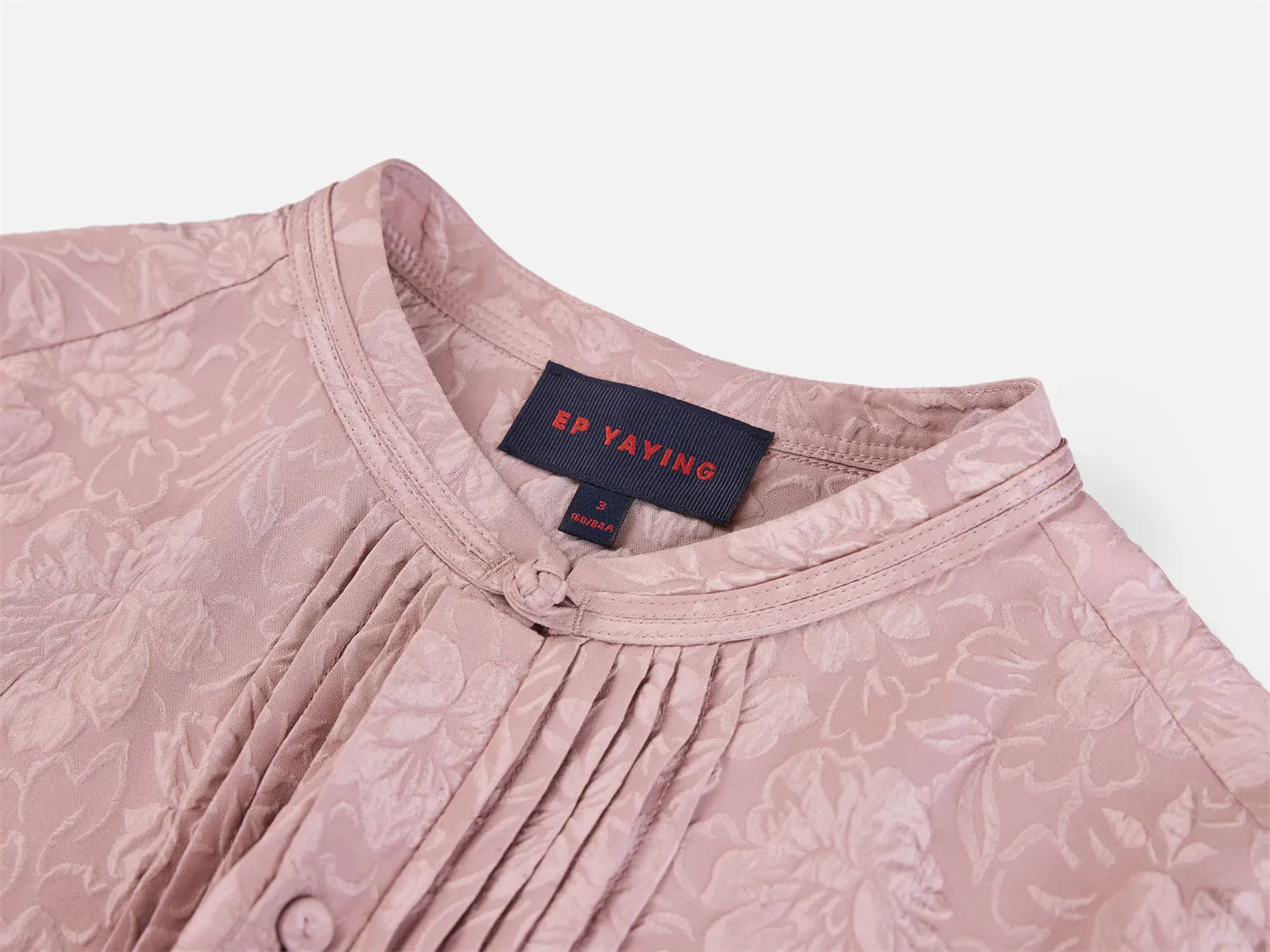 EP YAYING Silk Chinese Style Shirt