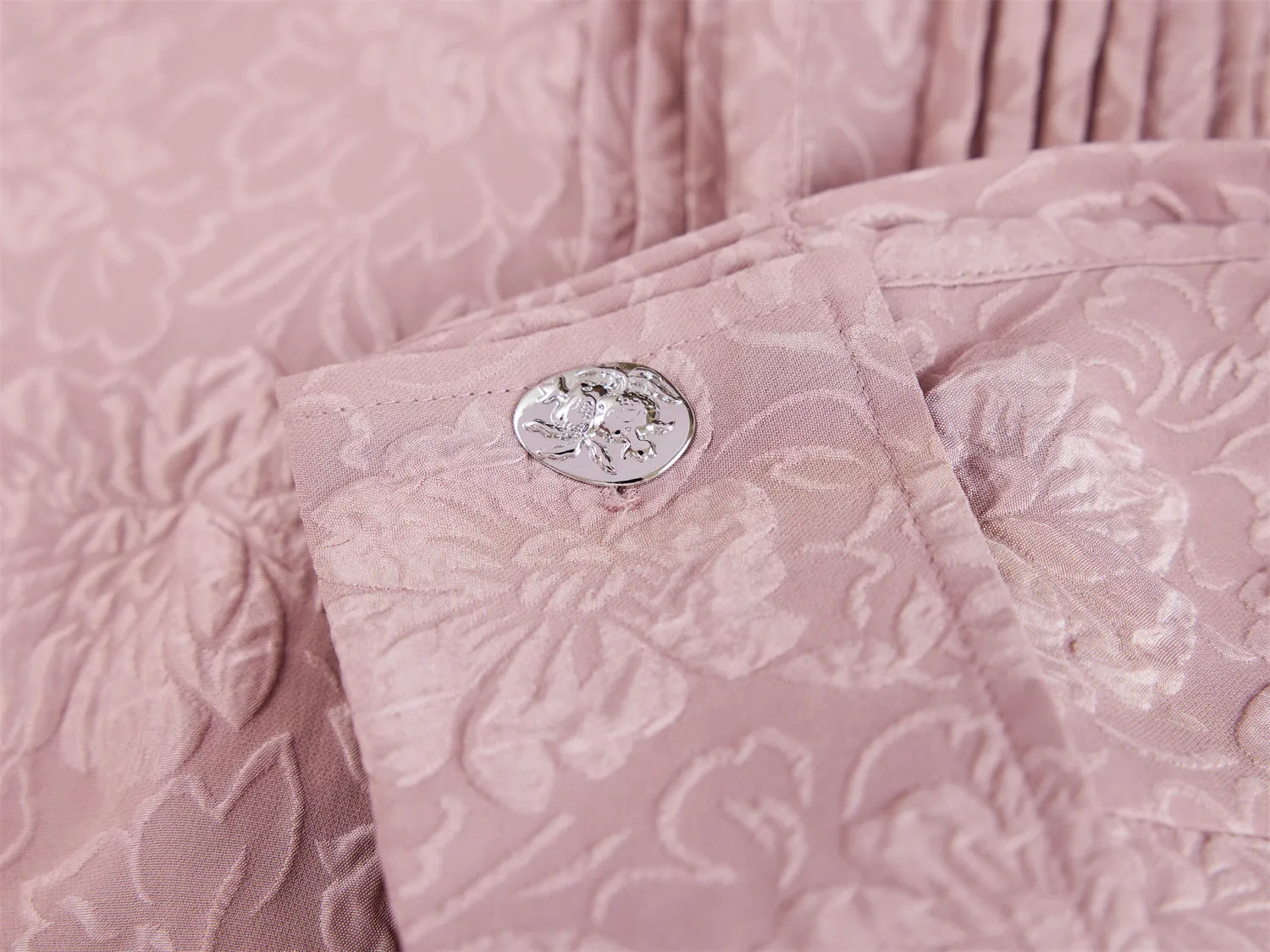 EP YAYING Silk Chinese Style Shirt