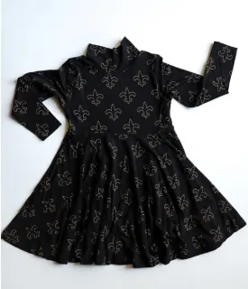 Fleur de Lis Bamboo Twirl Dress