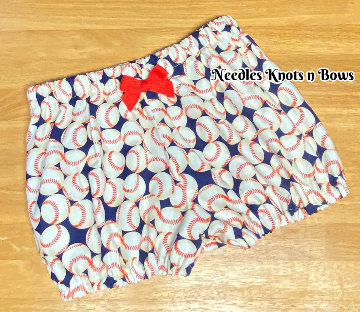Girls Baseball Bloomers, Baby Toddler Diaper Cover