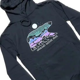 Highland Wildlife Park Polar Bear Hooded Sweatshirt - Black