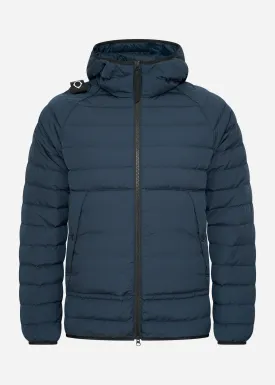 Hooded down jacket - ink navy