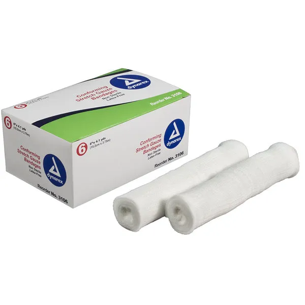 Kling Gauze, Conforming Stretch Gauze Bandge Rolls, Non-Sterile