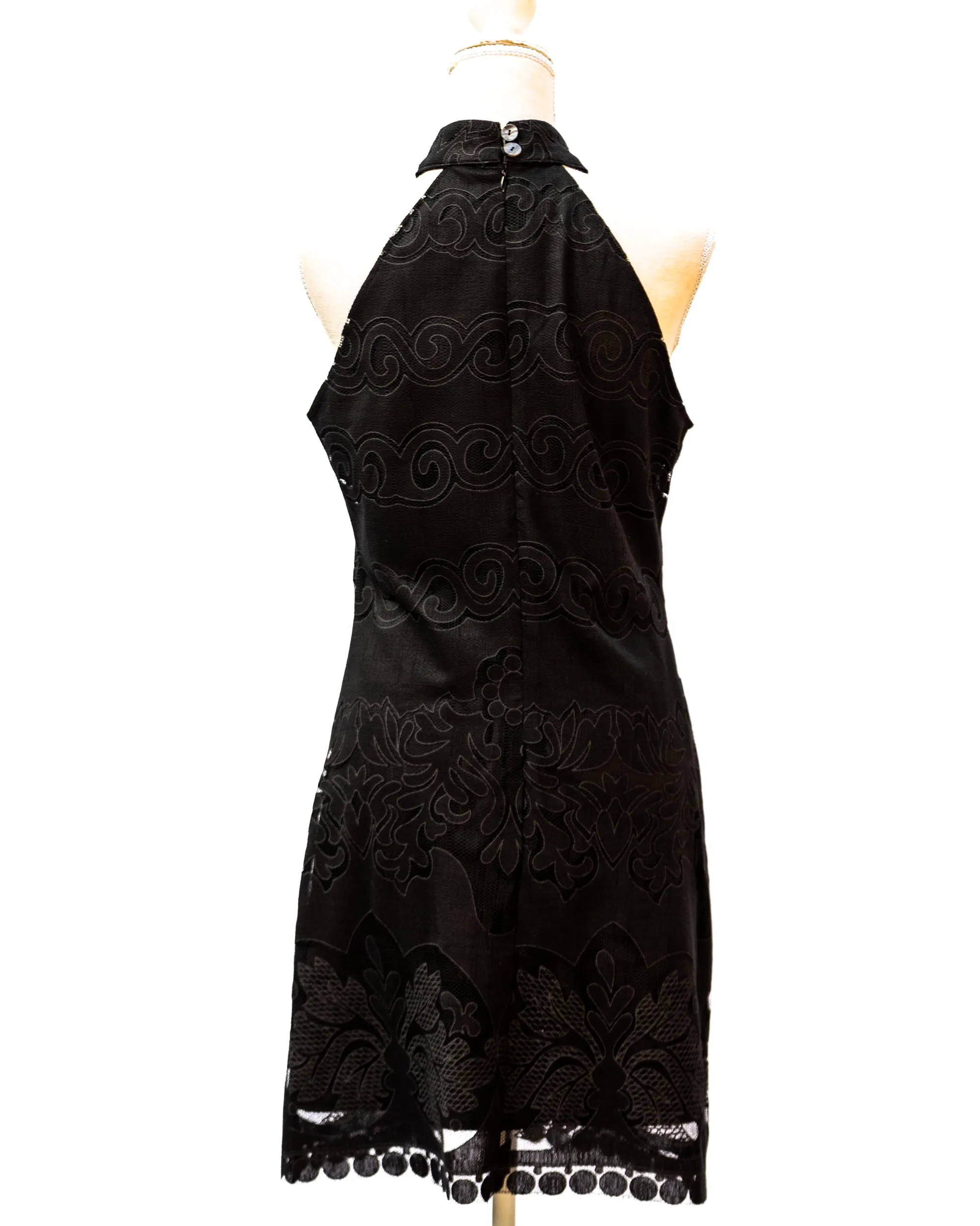 Marina Black Lace Dress