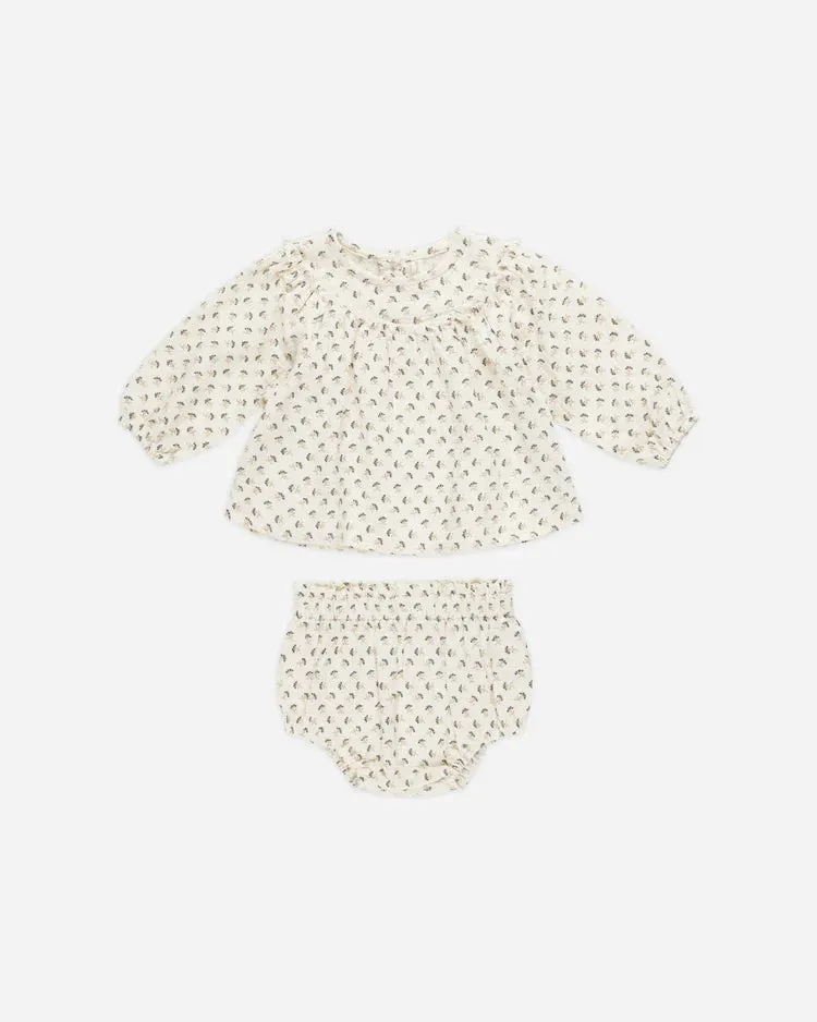 Mia Top   Bloomer Set - French Flora