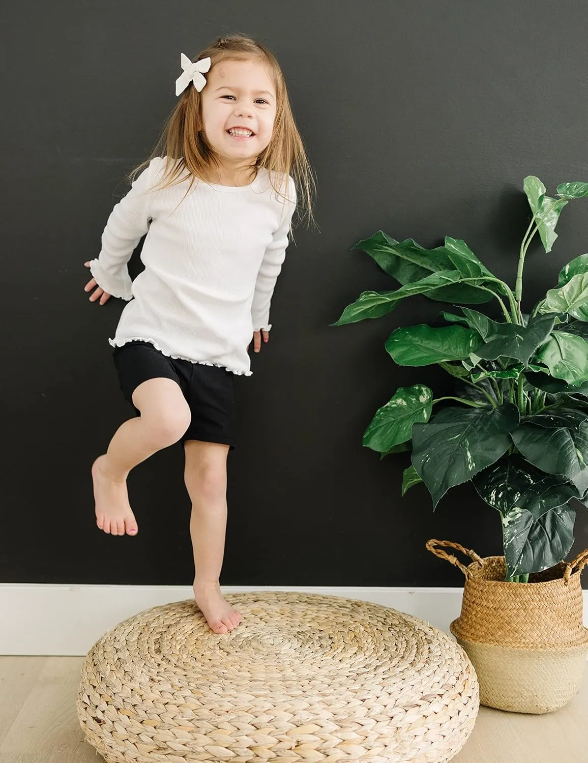 MY WAY Toddlers & Girls Bike Shorts Cotton & Spandex  Biker Shorts for Under Dresses, Cartwheel & Dance - 3 Pack Sizes 2T-16