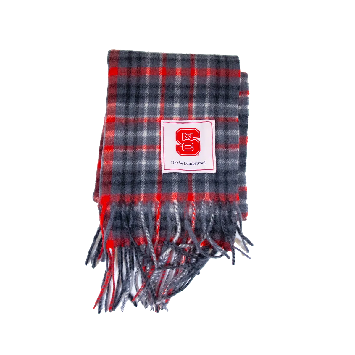 NC State Wolfpack Lambswool Tartan Plaid Cape