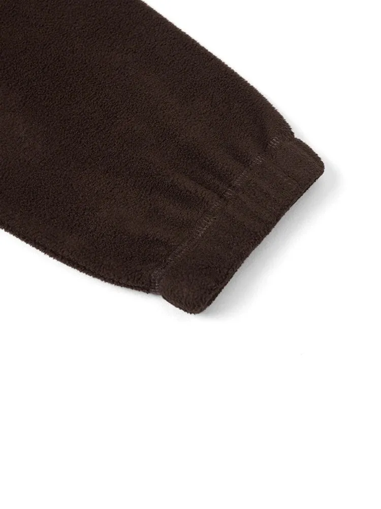 Oversize Polar Fleece Hoodies with Logo Embroidery - High Quality Sweatshirts