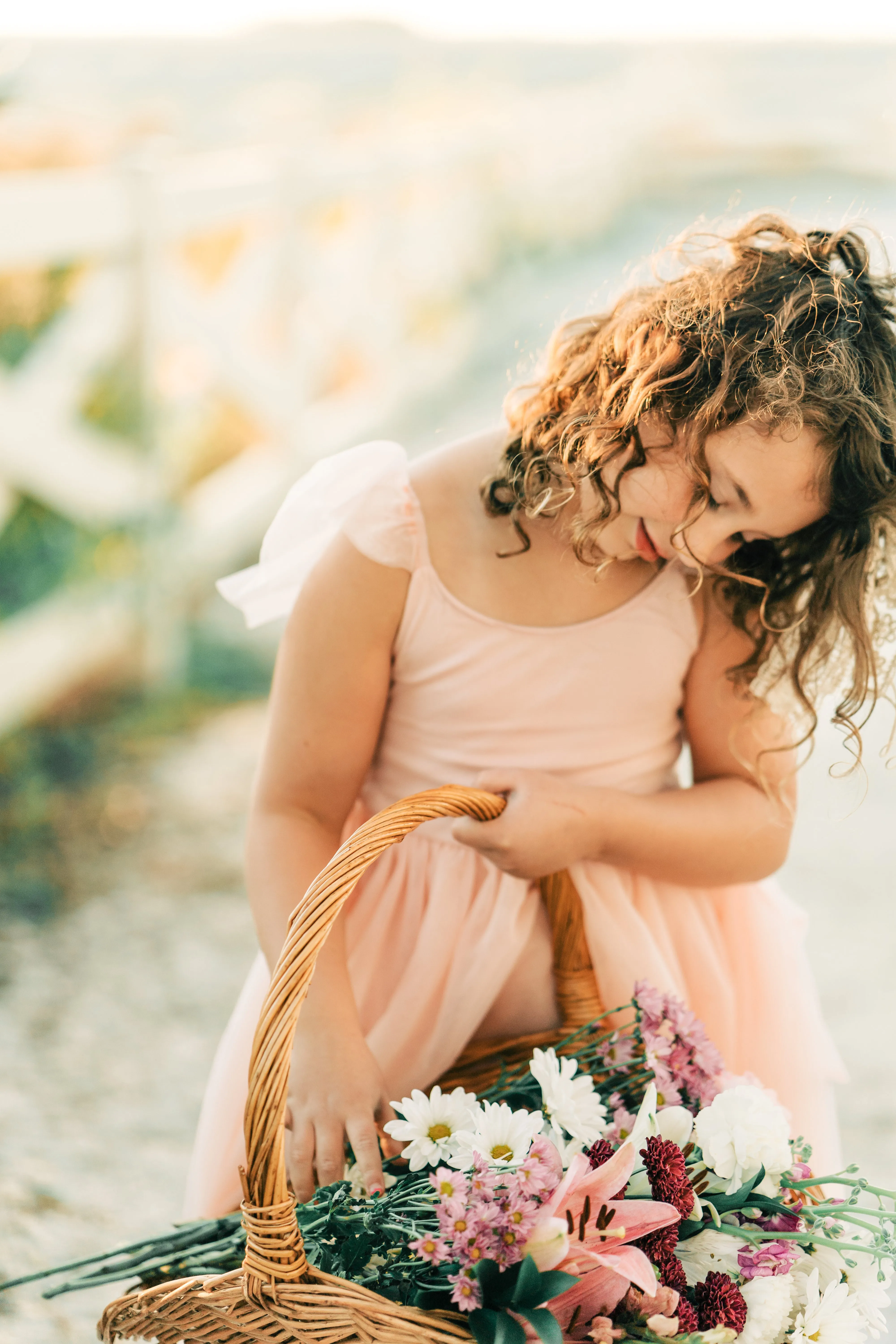 Paisley Dress (blush tulle) FINAL SALE