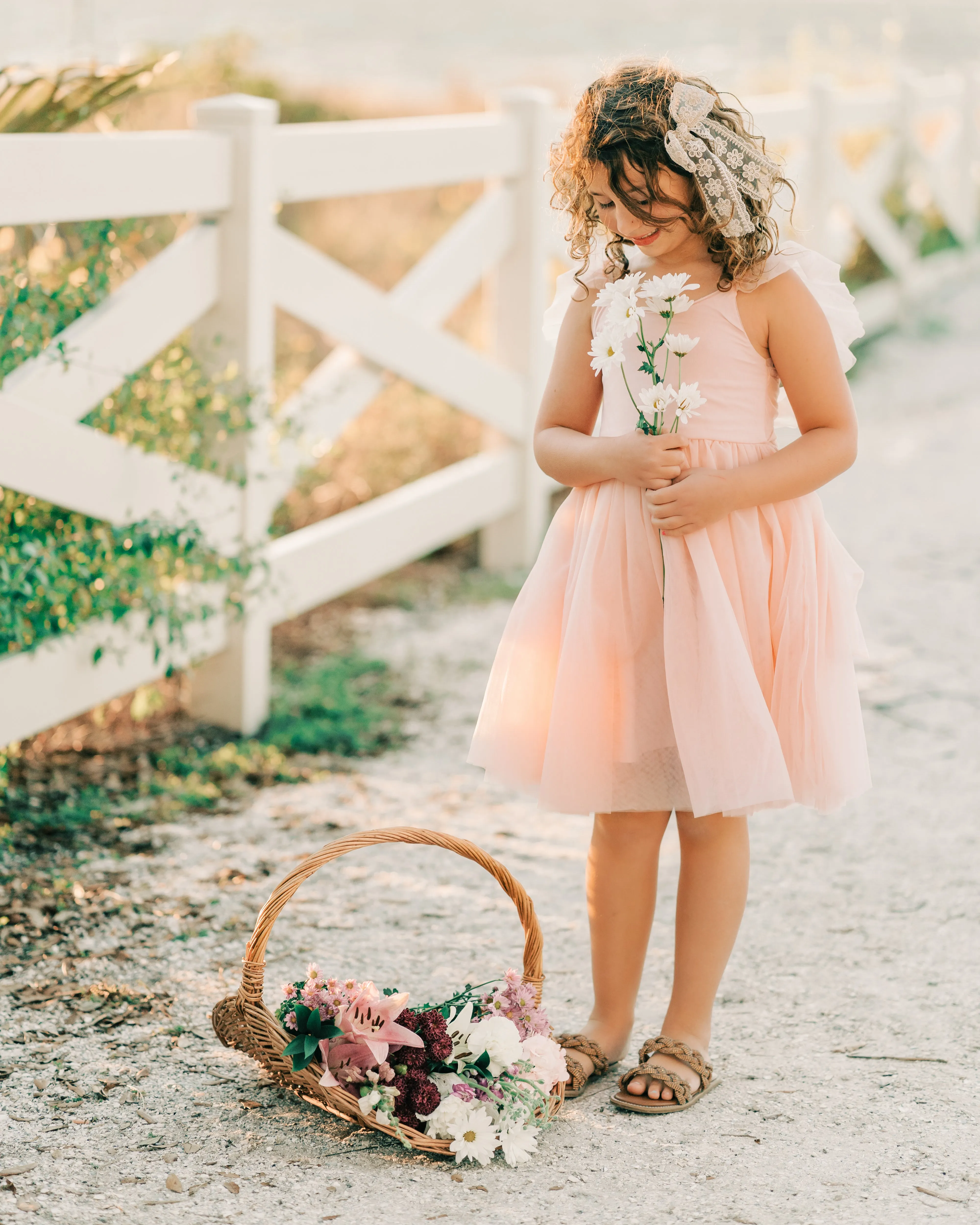 Paisley Dress (blush tulle) FINAL SALE
