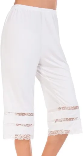 Pettipants for Women Half Slip Shorts Bloomers Split Skirt Lace Culottes Slip