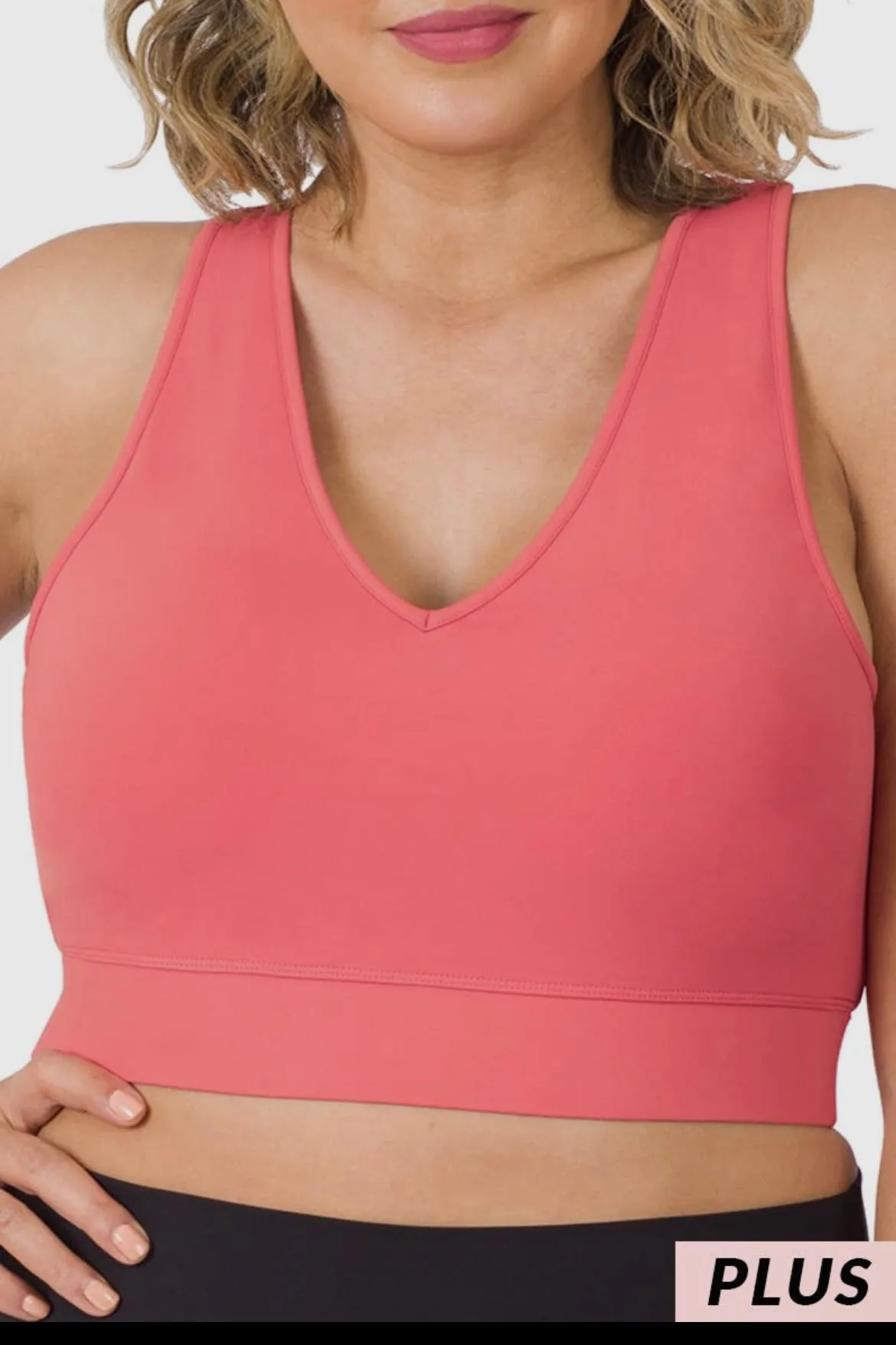 Plus Racer Back Tank Top