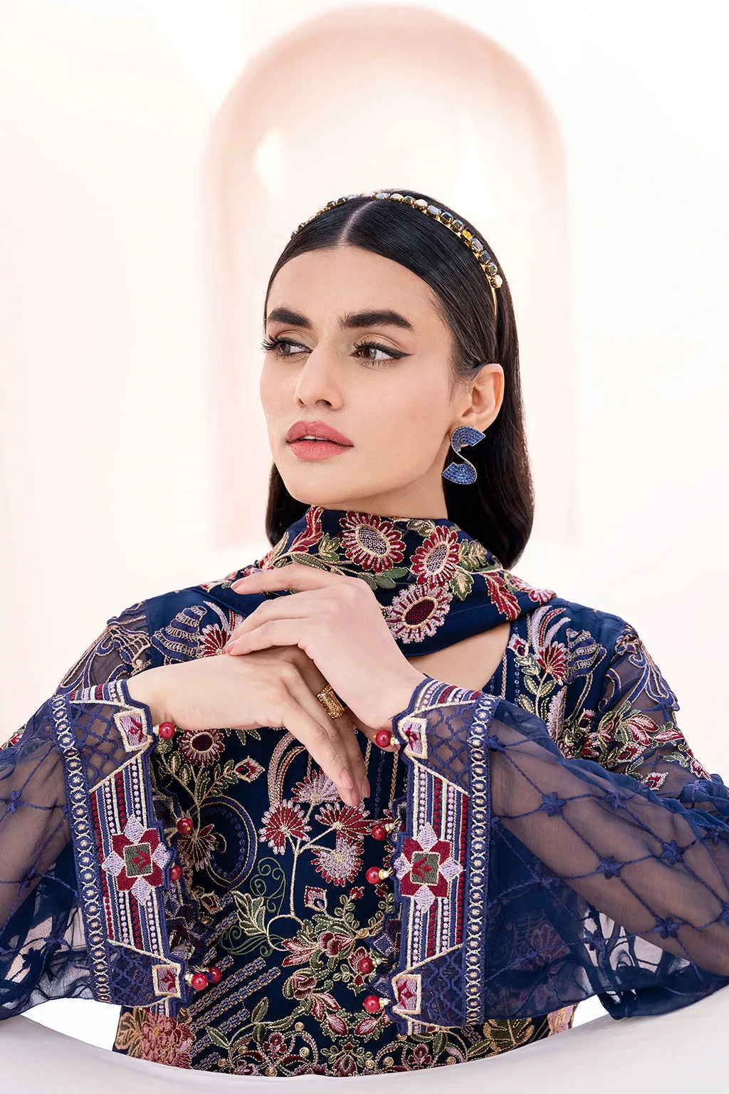 Ramsha Chevron Chiffon Collection 2023 – A-606