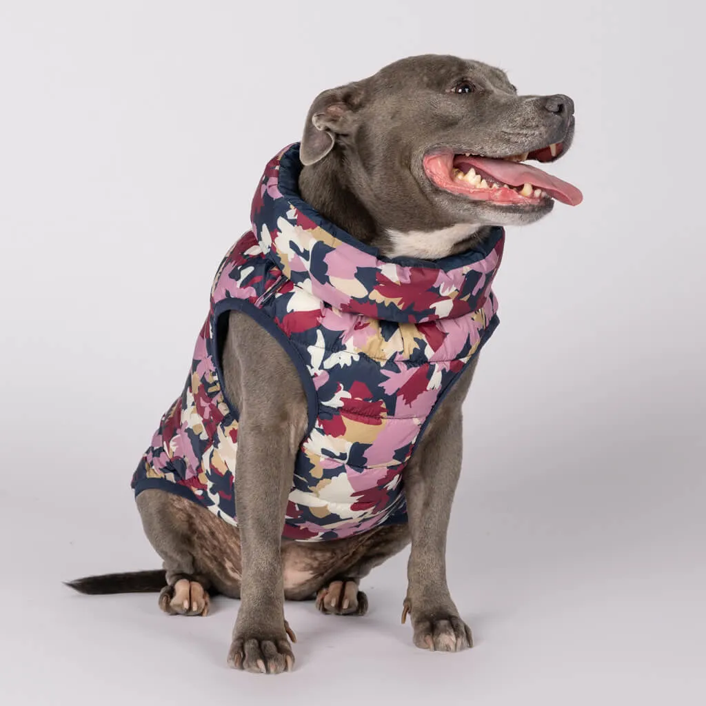 The Winterproof Reversible Dog Puffer Jacket | Blue