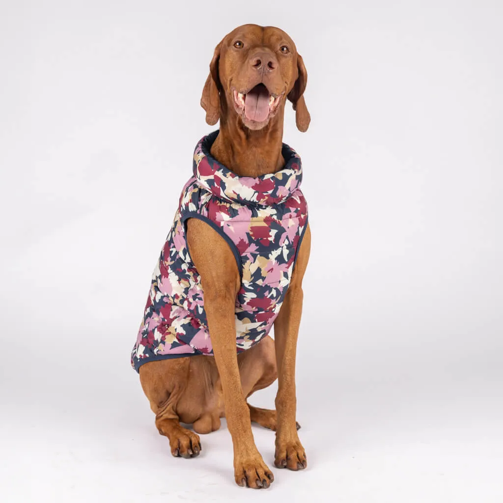 The Winterproof Reversible Dog Puffer Jacket | Blue