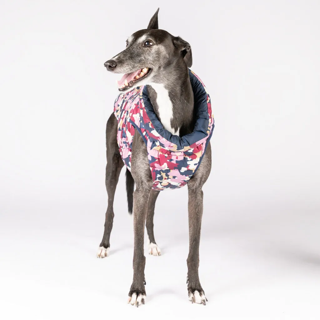 The Winterproof Reversible Dog Puffer Jacket | Blue