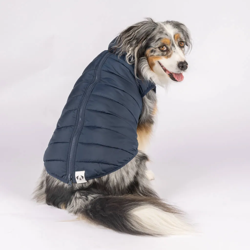 The Winterproof Reversible Dog Puffer Jacket | Blue