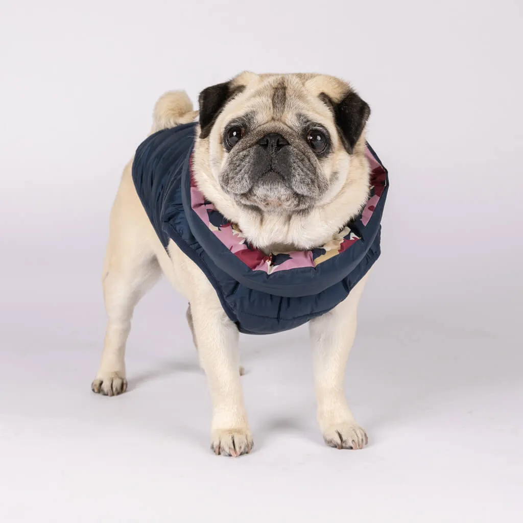 The Winterproof Reversible Dog Puffer Jacket | Blue