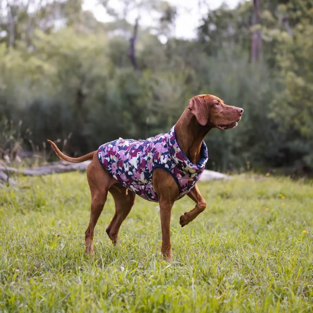 The Winterproof Reversible Dog Puffer Jacket | Blue