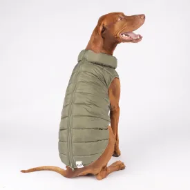 The Winterproof Reversible Dog Puffer Jacket | Green