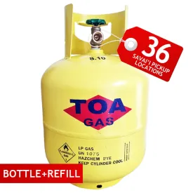 Toa Gas 9Kg Gas Bottle   Refill - For customers that DO NOT have an empty Gas Bottle