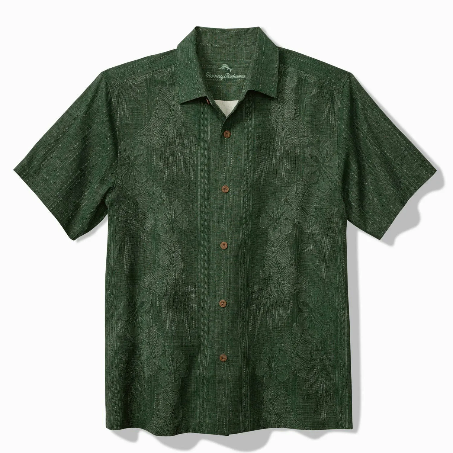 Tommy Bahama Bali Border Camp Shirt - Emerald