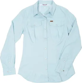 Women's Long Sleeve Stockyard Button Down Shirt, Breathable Performance UPF30 Work Shirt for Farmers and Ranchers