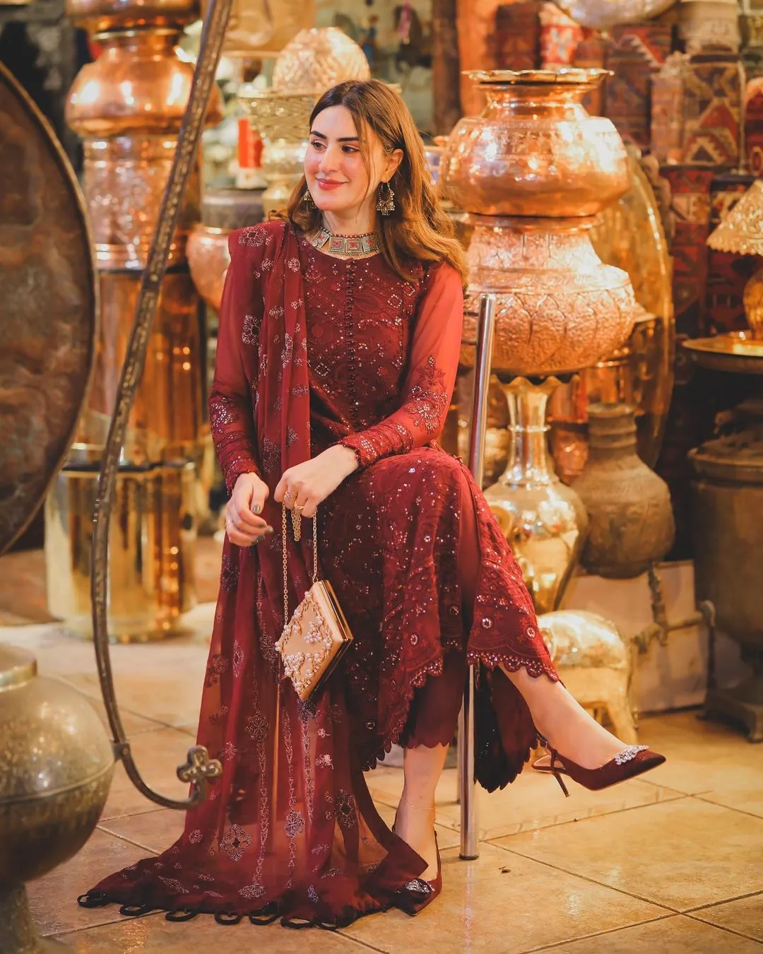 Xenia Pareesia Embroidered Chiffon Collection – FLORENCE