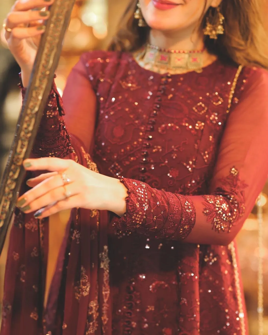 Xenia Pareesia Embroidered Chiffon Collection – FLORENCE